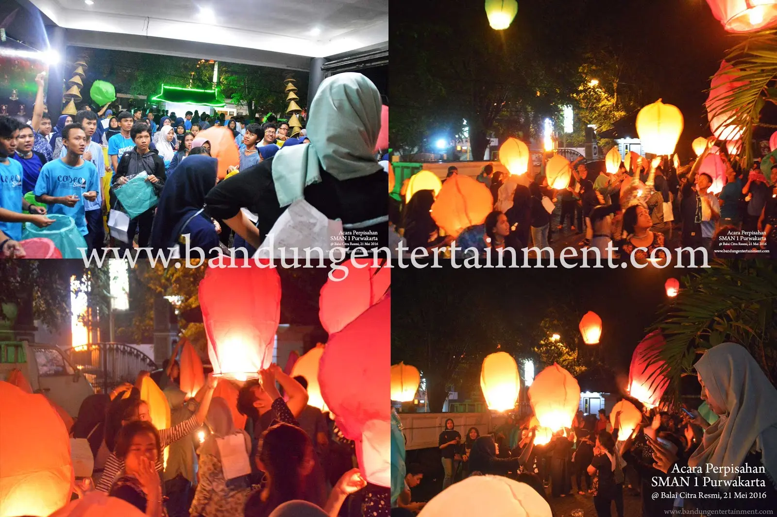 Penampilan hiburan dalam Event Perpisahan SMAN 1 Purwakarta