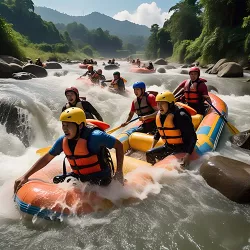 Fun games team building - 50 peserta PT Inovasi Digital di Lembang