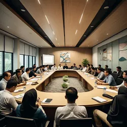 Suasana meeting yang kondusif